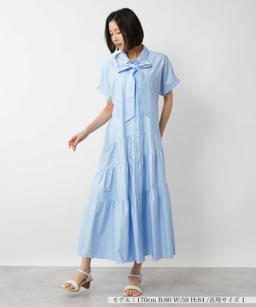 NEMIKA / ネミカ ドレス | リボンタイティアードワンピース【DEVOTION TWINS】 | 詳細4