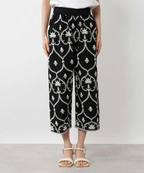 NEMIKA / ネミカ その他パンツ | フラワー刺繍クロップドパンツ【DEVOTION TWINS】 | 詳細7