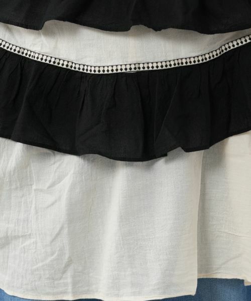 NEMIKA / ネミカ シャツ・ブラウス | 配色切り替えチュニックブラウス【DEVOTION TWINS】 | 詳細14