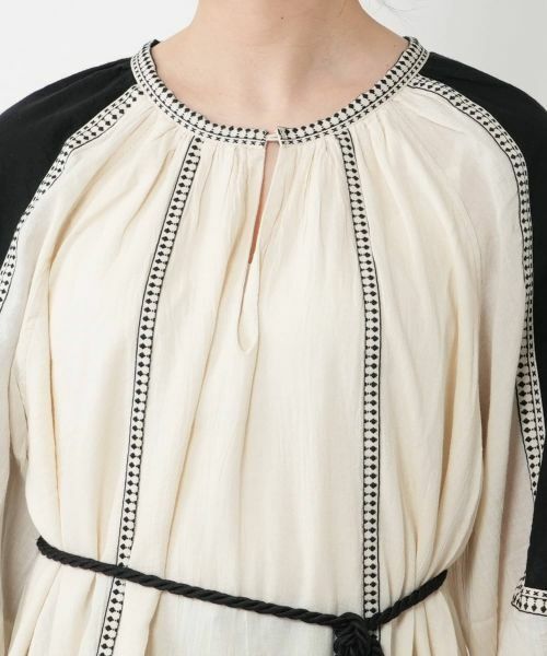 NEMIKA / ネミカ シャツ・ブラウス | 配色切り替えチュニックブラウス【DEVOTION TWINS】 | 詳細8