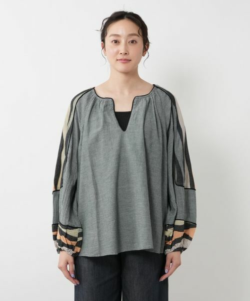 NEMIKA / ネミカ シャツ・ブラウス | ボリュームスリーブブラウス【DEVOTION TWINS】 | 詳細4