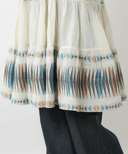 NEMIKA / ネミカ シャツ・ブラウス | 幾何学柄フレアスリーブチュニック【DEVOTION TWINS】 | 詳細10