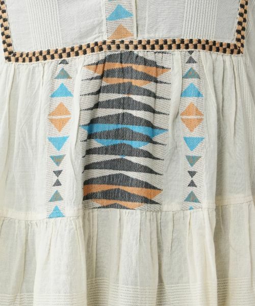 NEMIKA / ネミカ シャツ・ブラウス | 幾何学柄フレアスリーブチュニック【DEVOTION TWINS】 | 詳細11