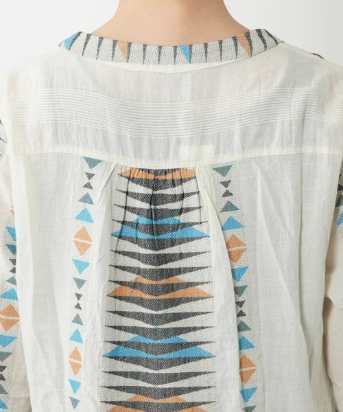 NEMIKA / ネミカ シャツ・ブラウス | 幾何学柄フレアスリーブチュニック【DEVOTION TWINS】 | 詳細8