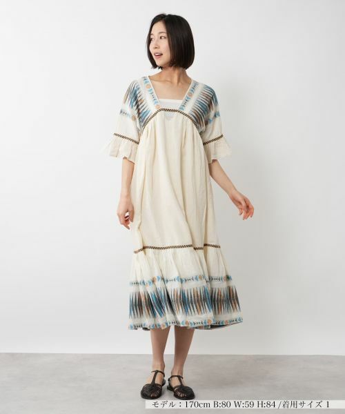 NEMIKA / ネミカ ドレス | 幾何学柄ワンピース【DEVOTION TWINS】 | 詳細1