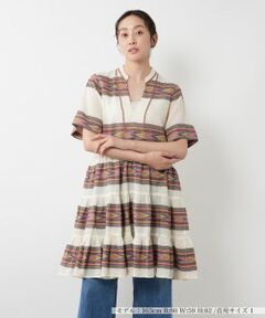 NEMIKA / ネミカ ドレス | ボーダーティアードチュニック【DEVOTION TWINS】