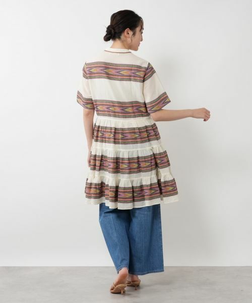 NEMIKA / ネミカ ドレス | ボーダーティアードチュニック【DEVOTION TWINS】 | 詳細3