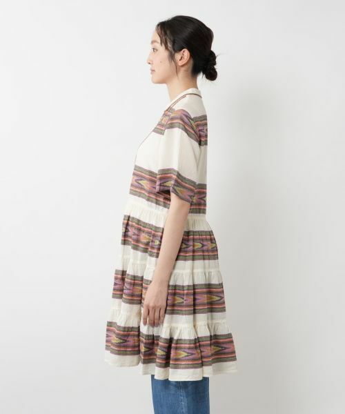 NEMIKA / ネミカ ドレス | ボーダーティアードチュニック【DEVOTION TWINS】 | 詳細5