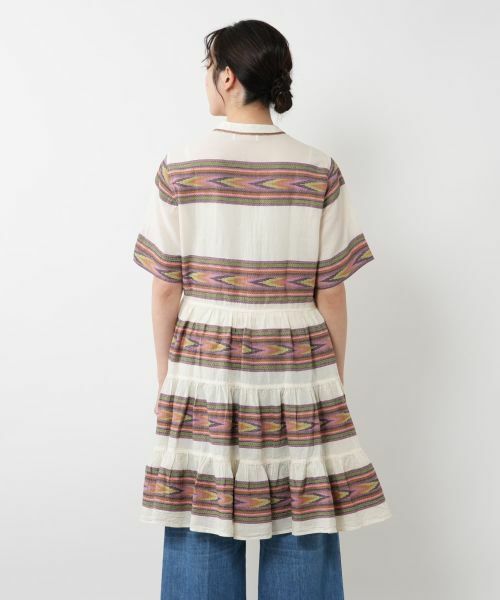 NEMIKA / ネミカ ドレス | ボーダーティアードチュニック【DEVOTION TWINS】 | 詳細6