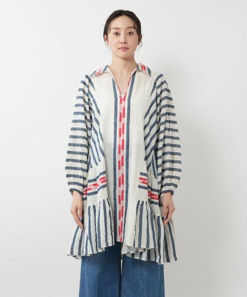 NEMIKA / ネミカ シャツ・ブラウス | ストライプ切替チュニックブラウス【DEVOTION TWINS】 | 詳細3