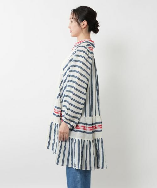 NEMIKA / ネミカ シャツ・ブラウス | ストライプ切替チュニックブラウス【DEVOTION TWINS】 | 詳細4