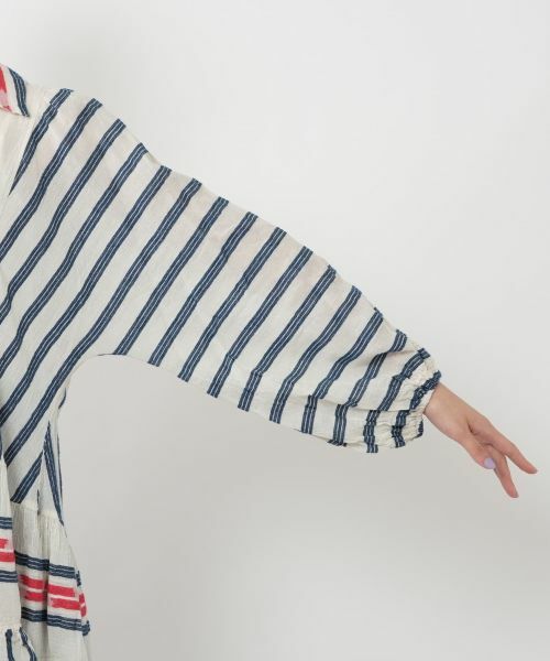 NEMIKA / ネミカ シャツ・ブラウス | ストライプ切替チュニックブラウス【DEVOTION TWINS】 | 詳細7