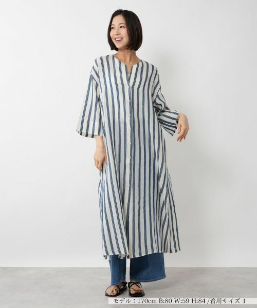 NEMIKA / ネミカ ドレス | ストライプロングワンピース【DEVOTION TWINS】 | 詳細1