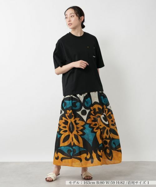 NEMIKA / ネミカ ミニ・ひざ丈スカート | フラワープリントスカート【DEVOTION TWINS】 | 詳細1