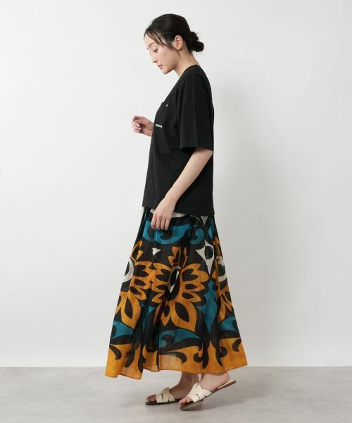 NEMIKA / ネミカ ミニ・ひざ丈スカート | フラワープリントスカート【DEVOTION TWINS】 | 詳細2