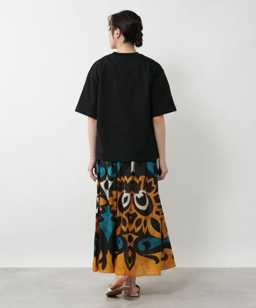 NEMIKA / ネミカ ミニ・ひざ丈スカート | フラワープリントスカート【DEVOTION TWINS】 | 詳細3