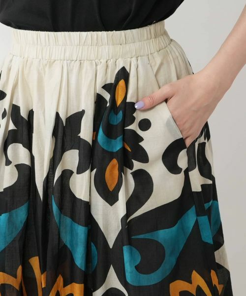 NEMIKA / ネミカ ミニ・ひざ丈スカート | フラワープリントスカート【DEVOTION TWINS】 | 詳細8