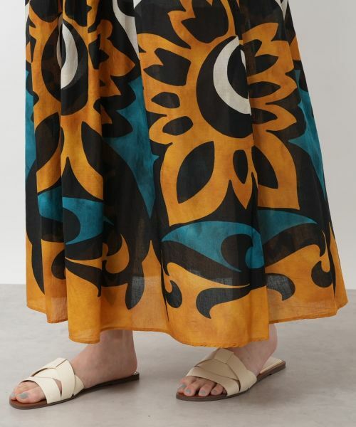 NEMIKA / ネミカ ミニ・ひざ丈スカート | フラワープリントスカート【DEVOTION TWINS】 | 詳細9