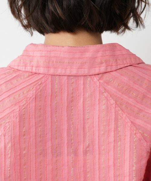 NEMIKA / ネミカ シャツ・ブラウス | ラメストライプブラウス【DEVOTION TWINS】 | 詳細11