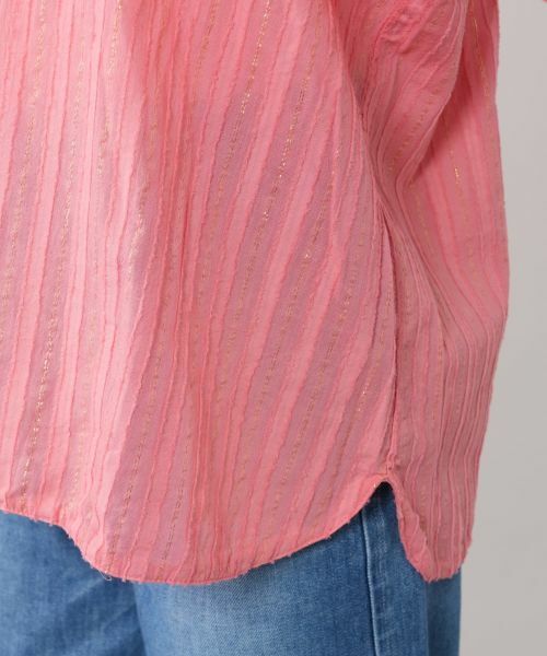 NEMIKA / ネミカ シャツ・ブラウス | ラメストライプブラウス【DEVOTION TWINS】 | 詳細13