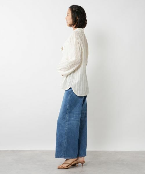 NEMIKA / ネミカ シャツ・ブラウス | ラメストライプブラウス【DEVOTION TWINS】 | 詳細2