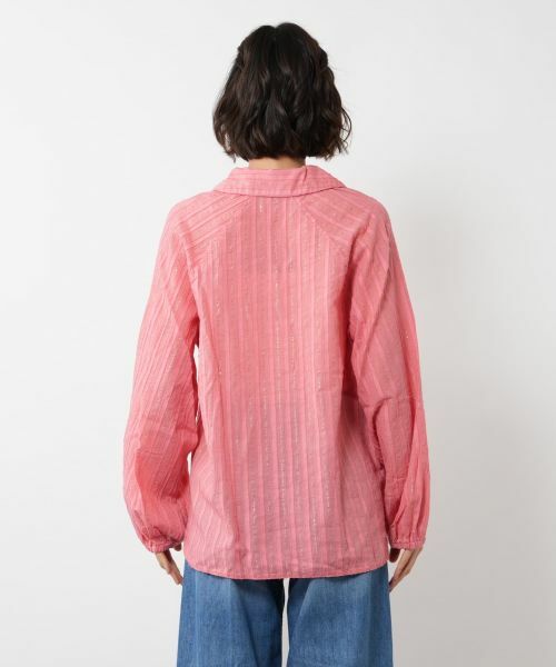NEMIKA / ネミカ シャツ・ブラウス | ラメストライプブラウス【DEVOTION TWINS】 | 詳細9