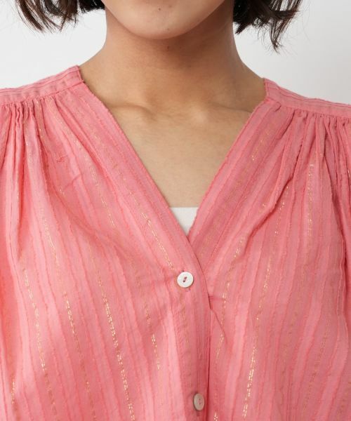 NEMIKA / ネミカ シャツ・ブラウス | ラメストライプノースリーブブラウス【DEVOTION TWINS】 | 詳細10