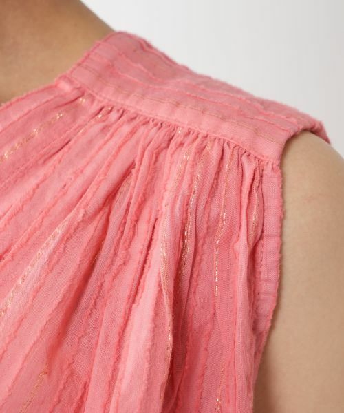 NEMIKA / ネミカ シャツ・ブラウス | ラメストライプノースリーブブラウス【DEVOTION TWINS】 | 詳細14