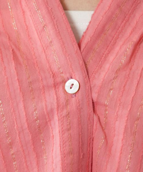 NEMIKA / ネミカ シャツ・ブラウス | ラメストライプノースリーブブラウス【DEVOTION TWINS】 | 詳細15