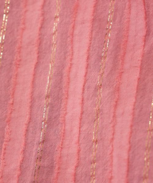 NEMIKA / ネミカ シャツ・ブラウス | ラメストライプノースリーブブラウス【DEVOTION TWINS】 | 詳細16