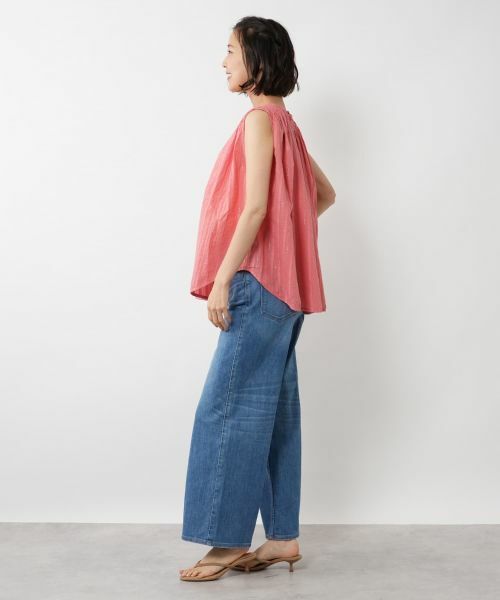 NEMIKA / ネミカ シャツ・ブラウス | ラメストライプノースリーブブラウス【DEVOTION TWINS】 | 詳細5