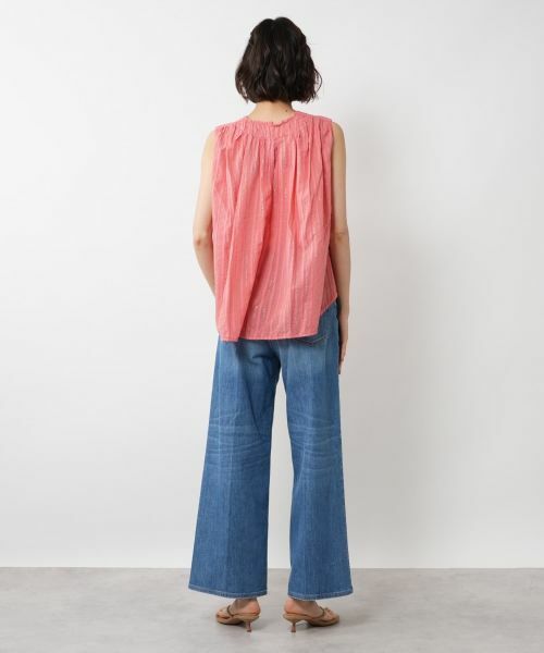 NEMIKA / ネミカ シャツ・ブラウス | ラメストライプノースリーブブラウス【DEVOTION TWINS】 | 詳細6