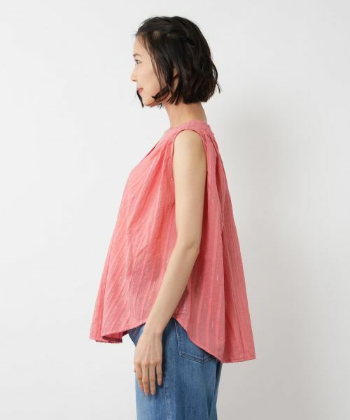 NEMIKA / ネミカ シャツ・ブラウス | ラメストライプノースリーブブラウス【DEVOTION TWINS】 | 詳細8