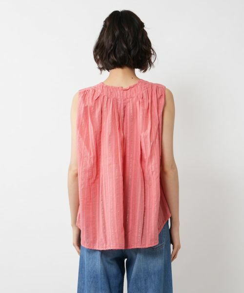NEMIKA / ネミカ シャツ・ブラウス | ラメストライプノースリーブブラウス【DEVOTION TWINS】 | 詳細9