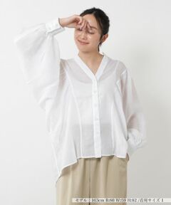 NEMIKA / ネミカ シャツ・ブラウス | ギャザースリーブブラウス【DEVOTION TWINS】