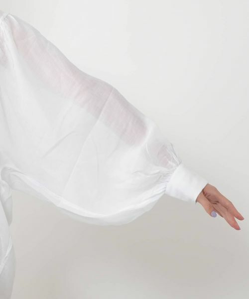NEMIKA / ネミカ シャツ・ブラウス | ギャザースリーブブラウス【DEVOTION TWINS】 | 詳細12
