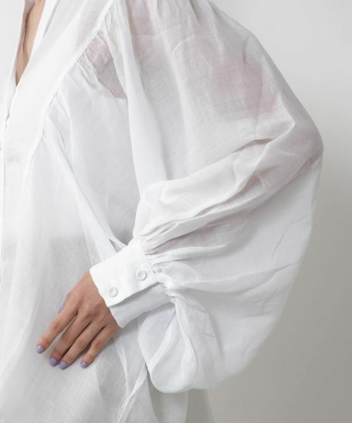 NEMIKA / ネミカ シャツ・ブラウス | ギャザースリーブブラウス【DEVOTION TWINS】 | 詳細13