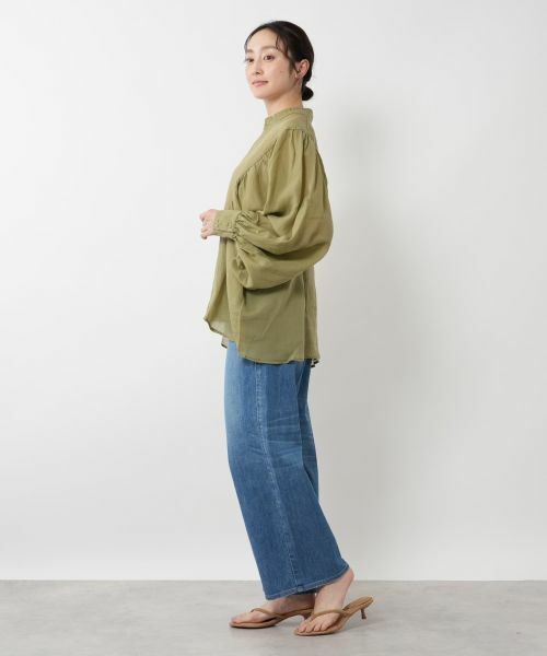 NEMIKA / ネミカ シャツ・ブラウス | ギャザースリーブブラウス【DEVOTION TWINS】 | 詳細2