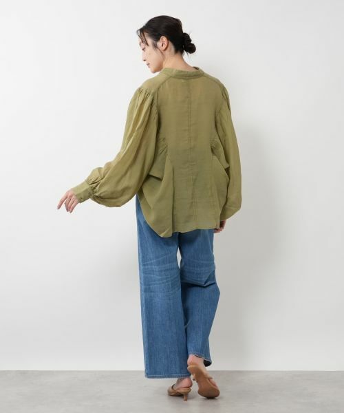 NEMIKA / ネミカ シャツ・ブラウス | ギャザースリーブブラウス【DEVOTION TWINS】 | 詳細3