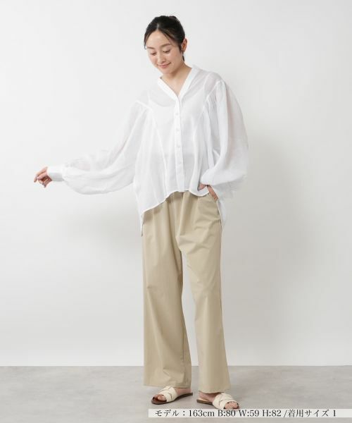 NEMIKA / ネミカ シャツ・ブラウス | ギャザースリーブブラウス【DEVOTION TWINS】 | 詳細4