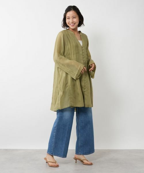 NEMIKA / ネミカ シャツ・ブラウス | シアータックチュニックブラウス【DEVOTION TWINS】 | 詳細1