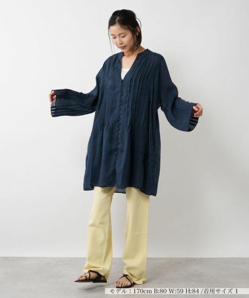 NEMIKA / ネミカ シャツ・ブラウス | シアータックチュニックブラウス【DEVOTION TWINS】 | 詳細15