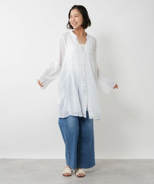 NEMIKA / ネミカ シャツ・ブラウス | シアータックチュニックブラウス【DEVOTION TWINS】 | 詳細8