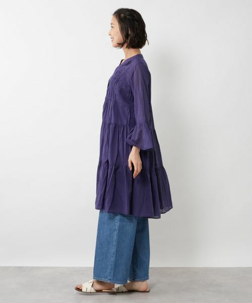 NEMIKA / ネミカ シャツ・ブラウス | ピンタックティアードチュニック【DEVOTION TWINS】 | 詳細10