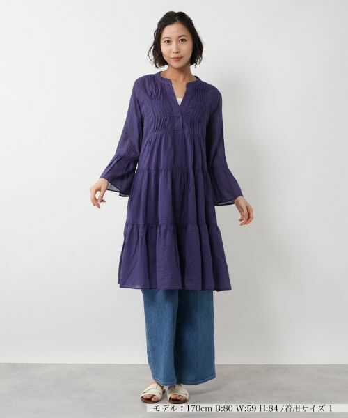 NEMIKA / ネミカ シャツ・ブラウス | ピンタックティアードチュニック【DEVOTION TWINS】 | 詳細9