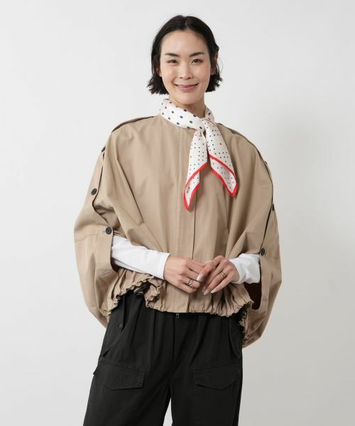 NEMIKA / ネミカ バンダナ・スカーフ | ドットプリントシルクスカーフ【manipuri】 | 詳細2