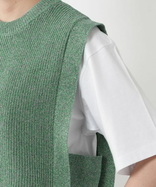 NEMIKA / ネミカ テーラードジャケット | メランジニットベスト【SACRA】 | 詳細12