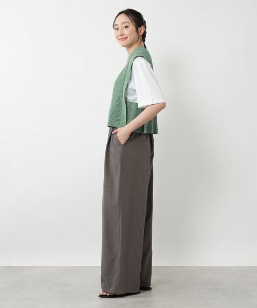 NEMIKA / ネミカ テーラードジャケット | メランジニットベスト【SACRA】 | 詳細5