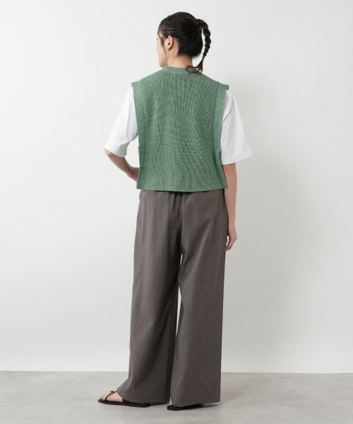 NEMIKA / ネミカ テーラードジャケット | メランジニットベスト【SACRA】 | 詳細6