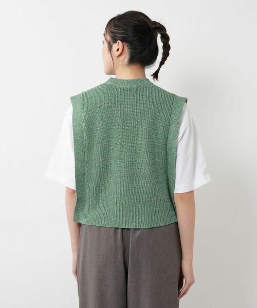 NEMIKA / ネミカ テーラードジャケット | メランジニットベスト【SACRA】 | 詳細9